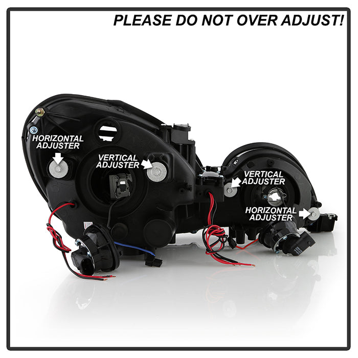 SPYDER Xtune Lexus GS300/GS400/GS430 98-05 Halogen Only Halo Projector Headlights Black PRO-JH-LGS98-LED-BK 9027826