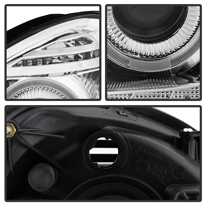 SPYDER Xtune Lexus GS300/GS400/GS430 98-05 Halogen Only Halo Projector Headlights Chrome PRO-JH-LGS98-LED-C 9027833