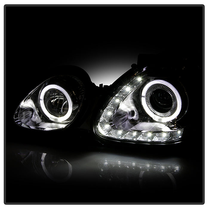 SPYDER Xtune Lexus GS300/GS400/GS430 98-05 Halogen Only Halo Projector Headlights Chrome PRO-JH-LGS98-LED-C 9027833