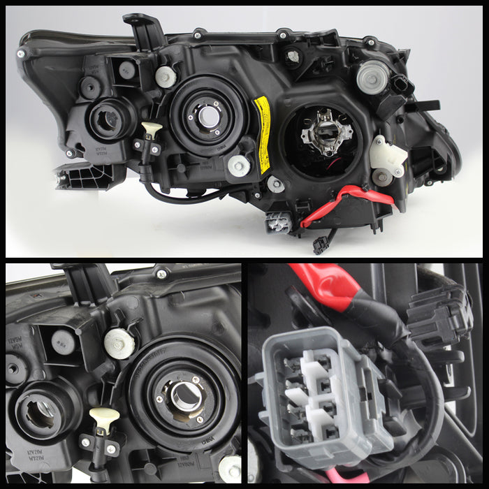 SPYDER Xtune Lexus Rx 10-12 OE Projector Headlights (w/AFS. Hid Fit) Black PRO-JH-LRX10-AFS-AM-BK 5075840
