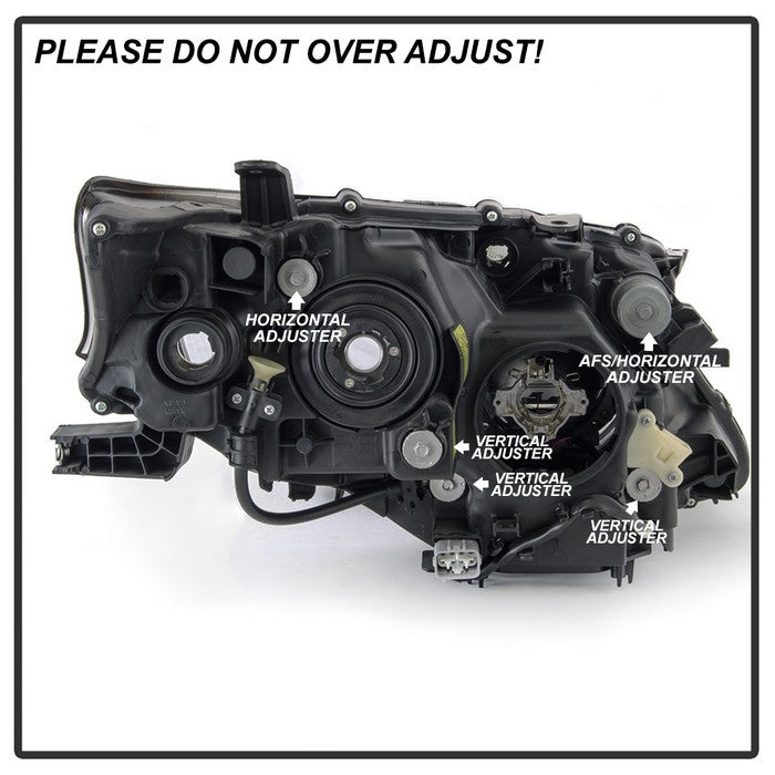 SPYDER xTune 10-12 Lexus RX OE Projector Headlights (w/AFS HID fit) - OE Left (PRO-JH-LRX10-AFS-OE-L) 9942808