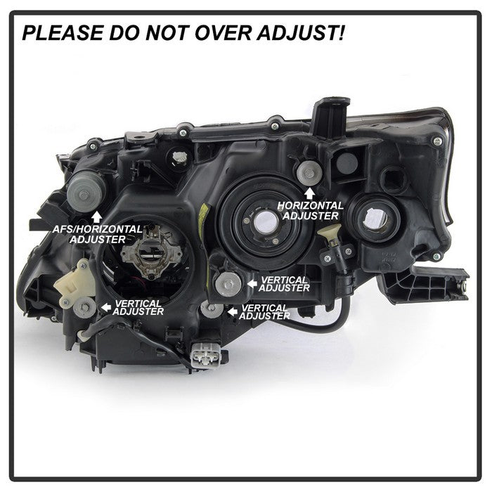 SPYDER xTune 10-12 Lexus RX OE Projector Headlights (w/AFS HID fit) - OE Right (PRO-JH-LRX10-AFS-OE-R) 9942815