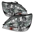SPYDER Xtune Lexus Rx300 99-03 Halogen Only (Bulbs Not Included) OEM Style Headlights Chrome PRO-JH-LRX99-C 9028250