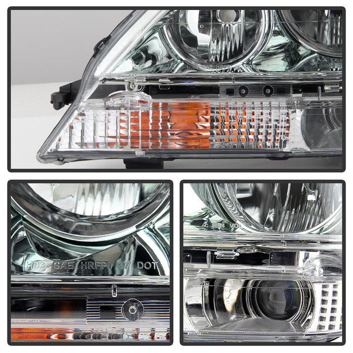 SPYDER Xtune Lexus Rx300 99-03 Halogen Only (Bulbs Not Included) OEM Style Headlights Chrome PRO-JH-LRX99-C 9028250