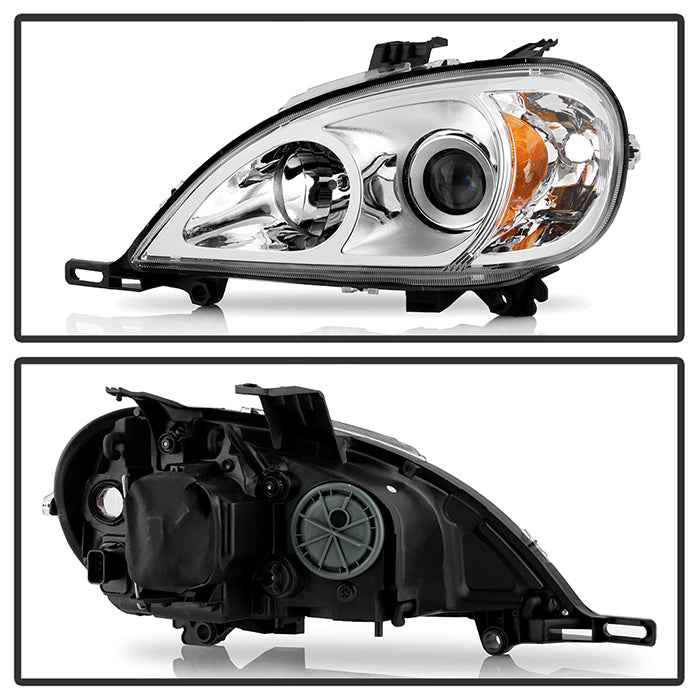 SPYDER Xtune Mercedes Benz W163 Ml-Class 98-01 ProjectOEr Headlights Chrome PRO-JH-MBW16398-C 9028205