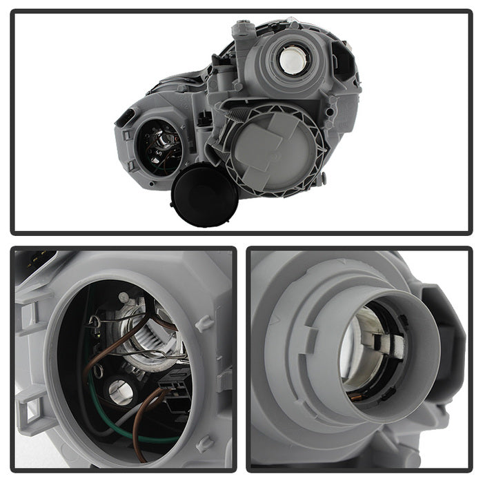 SPYDER Xtune Mercedes W203 C Class Sedan 01-05 Projector Headlights -Chrome PRO-JH-MBW203-C 9029783