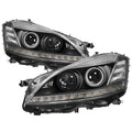 SPYDER xTune 07-09 Mercedes-Benz S-Class (W221) LED Projector Headlights - Black PRO-JH-MBW22107-HID-BK 9937071