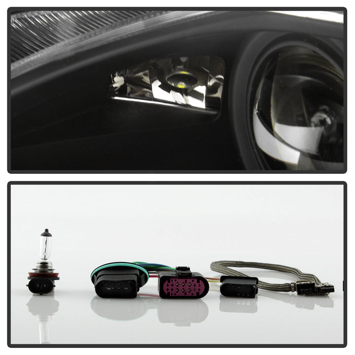 SPYDER xTune 07-09 Mercedes-Benz S-Class (W221) LED Projector Headlights - Black PRO-JH-MBW22107-HID-BK 9937071