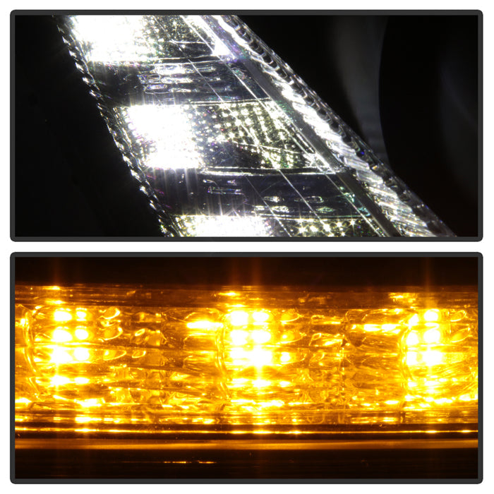 SPYDER xTune 07-09 Mercedes-Benz S-Class (W221) LED Projector Headlights - Black PRO-JH-MBW22107-HID-BK 9937071