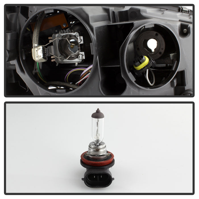 SPYDER xTune Mercedes Benz S-Class W221 LED Projector Headlights - Chrome (PRO-JH-MBW22107-HID-C) 9937064