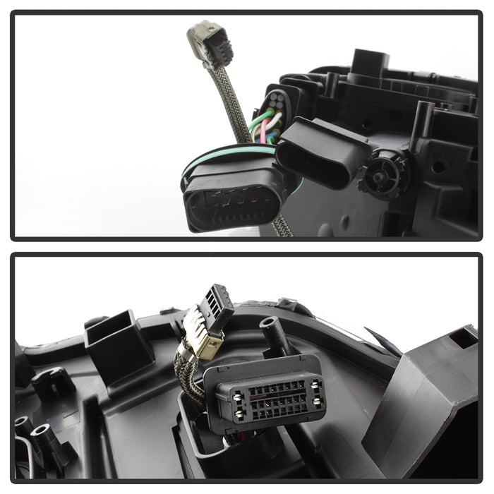 SPYDER xTune Mercedes Benz S-Class W221 LED Projector Headlights - Chrome (PRO-JH-MBW22107-HID-C) 9937064