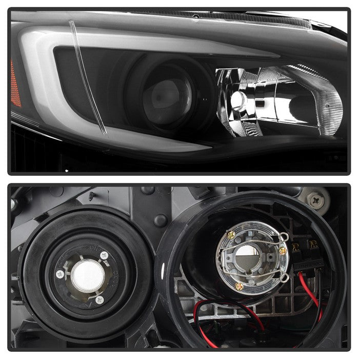 SPYDER xTune Subaru Impreza WRX Halogen Only 08-14 Projector Headlights Black PRO-JH-SI08-LBDRL-BK 9039379