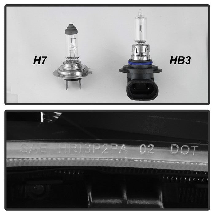 SPYDER xTune Subaru Impreza WRX Halogen Only 08-14 Projector Headlights Black PRO-JH-SI08-LBDRL-BK 9039379
