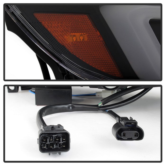 SPYDER xTune Subaru Impreza WRX Halogen Only 08-14 Projector Headlights Black Smoked PRO-JH-SI08-LBDRL-BSM 9039386