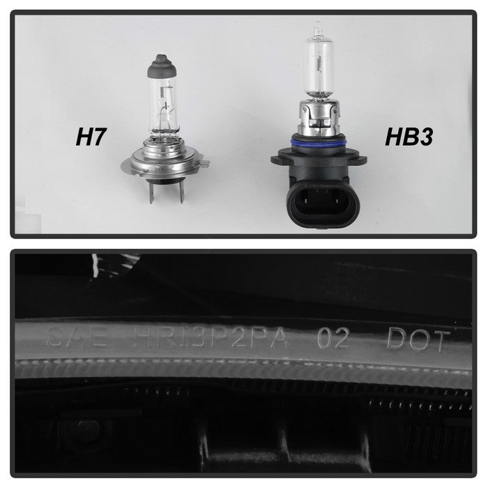 SPYDER xTune Subaru Impreza WRX Halogen Only 08-14 Projector Headlights Black Smoked PRO-JH-SI08-LBDRL-BSM 9039386