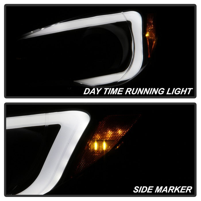 SPYDER xTune 06-07 Subaru WRX Projector Headlights - Halogen - DRL - Black Smoked (PRO-JH-SWRX06-LB-BSM) 9041808
