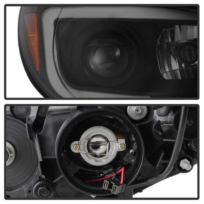 SPYDER xTune 06-07 Subaru WRX Projector Headlights - Halogen - DRL - Black Smoked (PRO-JH-SWRX06-LB-BSM) 9041808