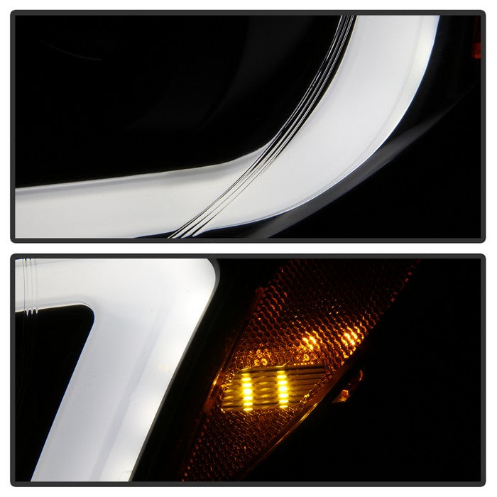 SPYDER xTune 06-07 Subaru WRX Projector Headlights - Halogen - DRL - Black Smoked (PRO-JH-SWRX06-LB-BSM) 9041808