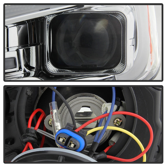 SPYDER xTune 15-18 Subaru Impreza WRX Halogen Projector Headlights - DRL - Chrome PRO-JH-SWRX15-LB-C 9047626