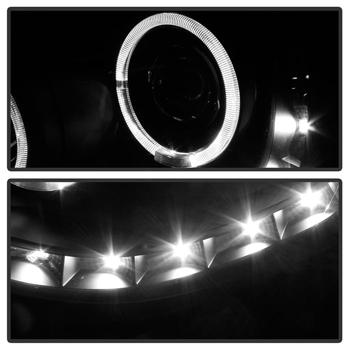 SPYDER Xtune Toyota Tacoma 05-11 Halo Projector Headlights Black PRO-JH-TT05-LED-BK 9027857