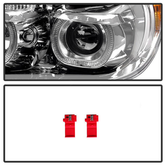 SPYDER Xtune Toyota Tundra 07-13 Projector Headlights Eliminates AFS LED Halo Chrome PRO-JH-TTUN07-CFB-C 9032325