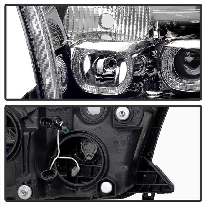 SPYDER Xtune Toyota Tundra 07-13 Projector Headlights Eliminates AFS LED Halo Chrome PRO-JH-TTUN07-CFB-C 9032325