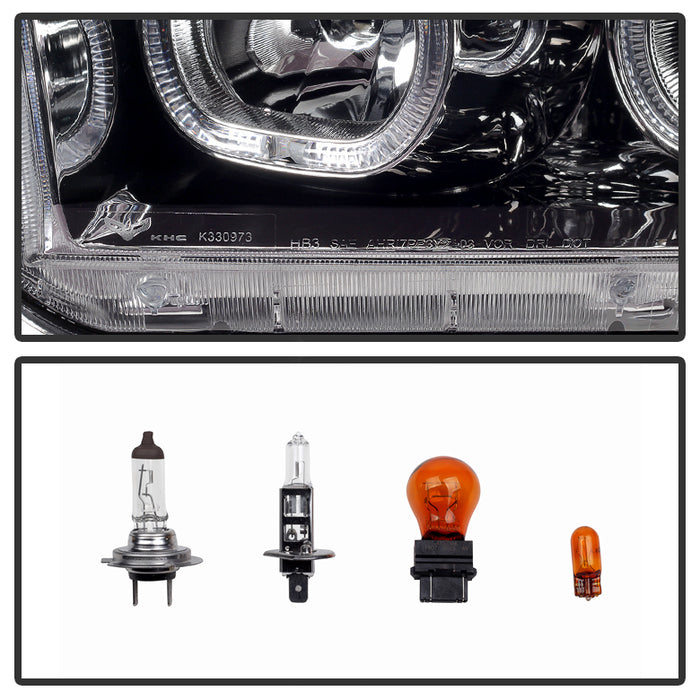 SPYDER Xtune Toyota Tundra 07-13 Projector Headlights Eliminates AFS LED Halo Chrome PRO-JH-TTUN07-CFB-C 9032325