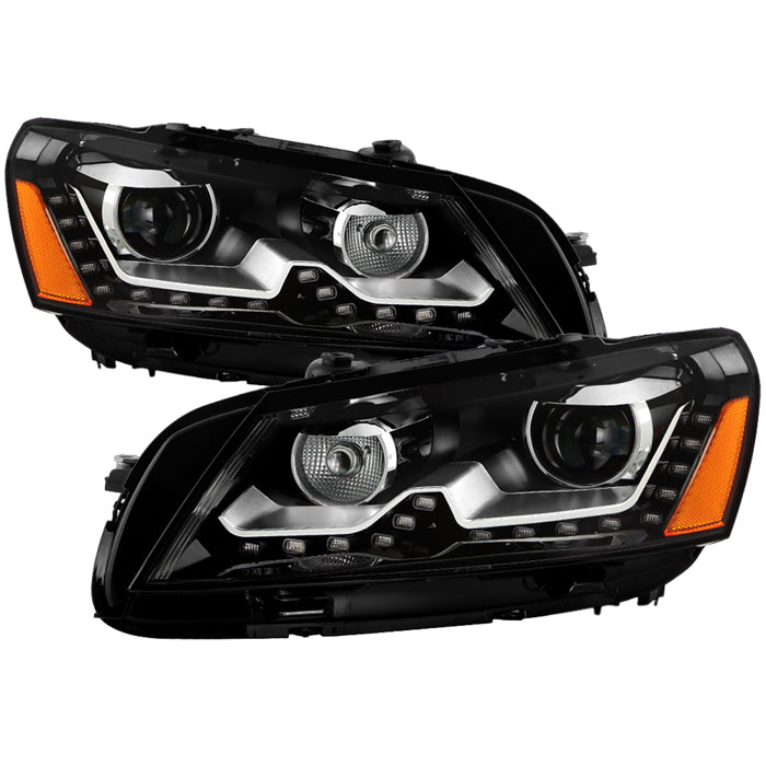 SPYDER Xtune Volkswagen Passat 12-14 OE Projector Headlights Not Compatible w/ Hid Black PRO-JH-VP12-NA-BK 9933448