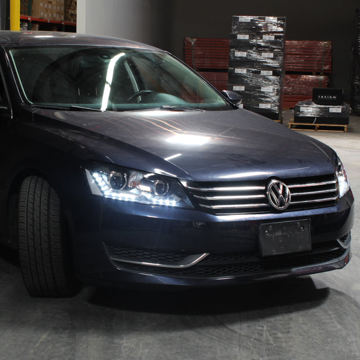SPYDER Xtune Volkswagen Passat 12-14 OE Projector Headlights Not Compatible w/ Hid Black PRO-JH-VP12-NA-BK 9933448