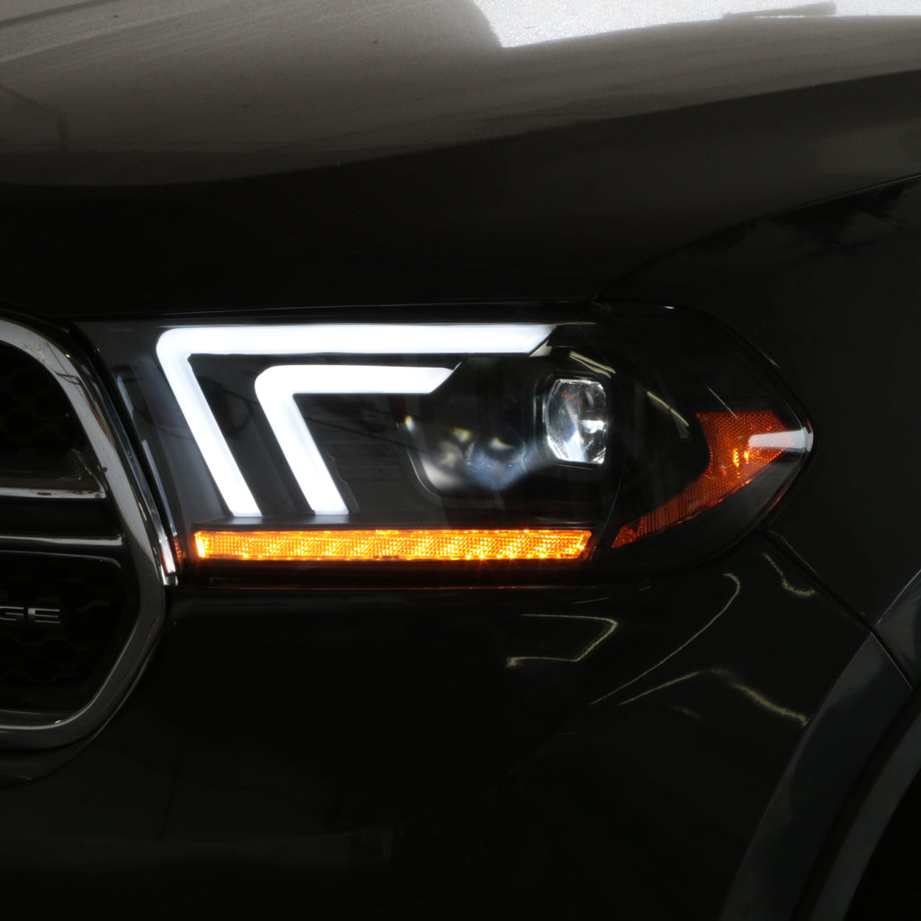 SPYDER 11-13 Dodge Durango (HID Model Only) Projector Headlights - Black PRO-YD-DDU11HIDSI-BK 5088680