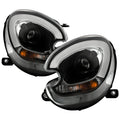 SPYDER Mini Countryman 11-16 V2 Xenon/HID Only Proj Headlights - Black PRO-YD-MCO11HID-BK 5088291