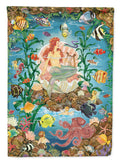 Mermaid's Song Garden Flag Mailbox Decorative Yard Banner Outside Patio Artwork for Flower Beds, Garden Size, Multicolor