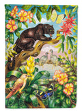 King of the Jungle Garden Flag Mailbox Decorative Yard Banner Outside Patio Artwork for Flower Beds, Garden Size, Multicolor