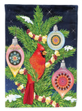 Cardinal's Christmas Dinner Garden Flag Mailbox Decorative Yard Banner Outside Patio Artwork for Flower Beds, Garden Size, Multicolor