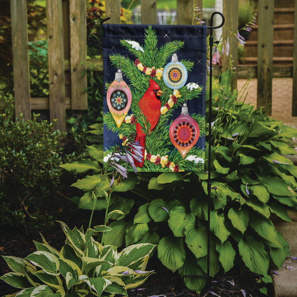 Cardinal's Christmas Dinner Garden Flag Mailbox Decorative Yard Banner Outside Patio Artwork for Flower Beds, Garden Size, Multicolor
