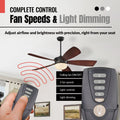 Anderic RR7222T Replacement Ceiling Fan Remote Control for Home Decorators Collection and Others | UC7222T, CHQ7222T