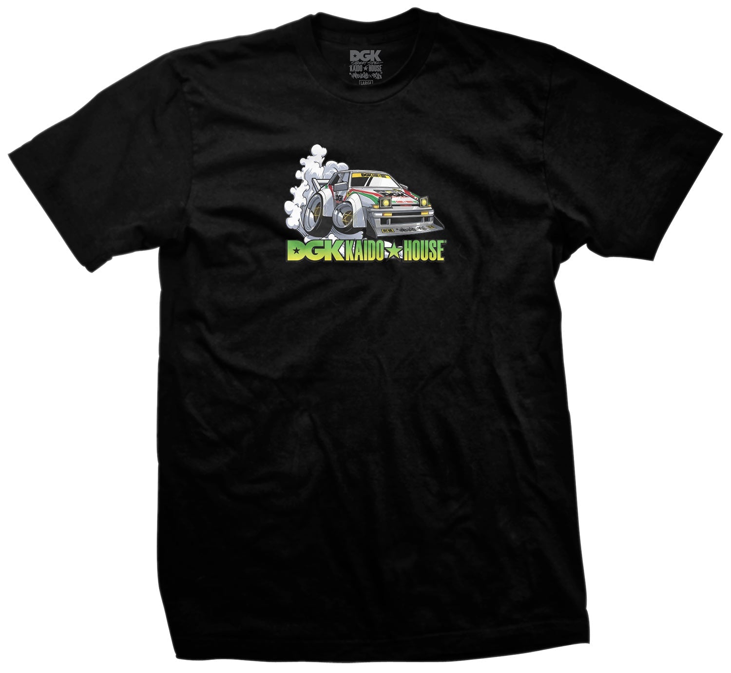 DGK x Kaido House Wide Open T-Shirt - Black