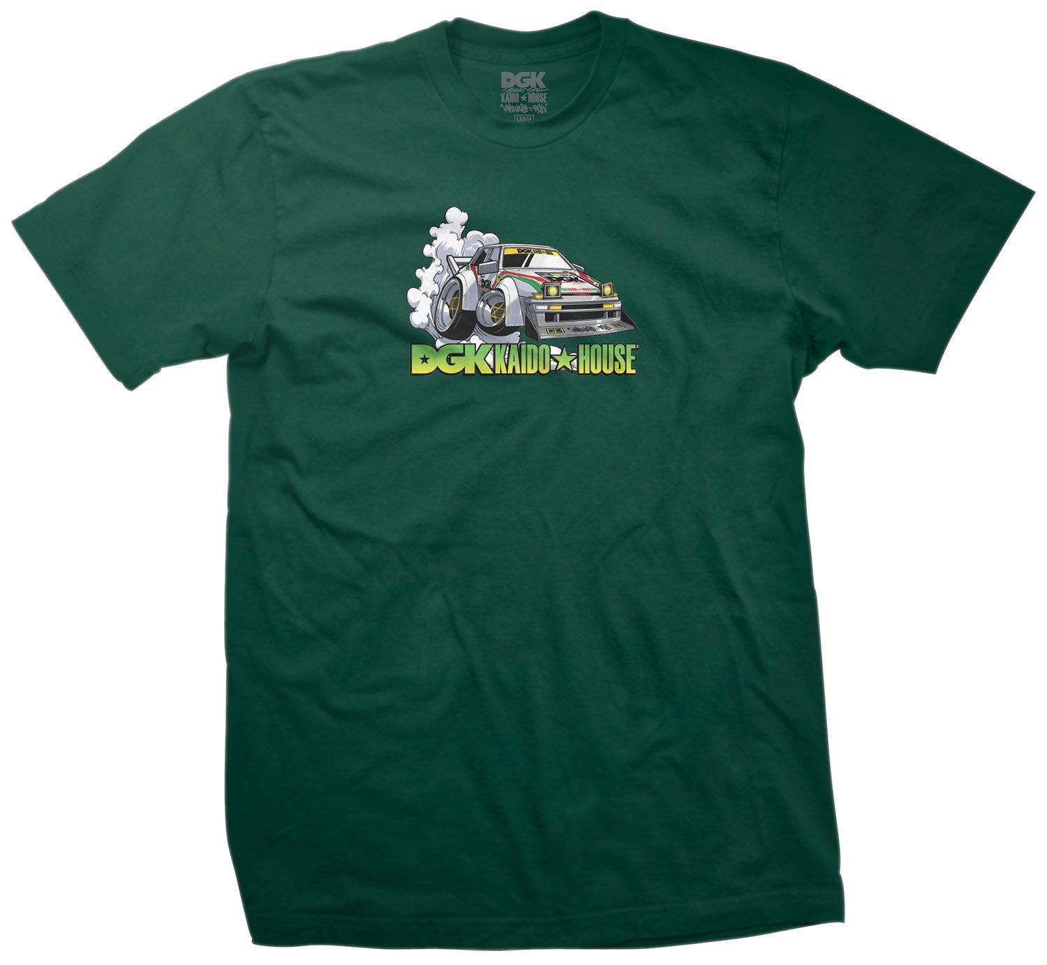 DGK x Kaido House Wide Open T-Shirt - Forest