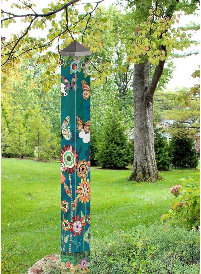 Patchwork Flutters Art Pole 60 Inches