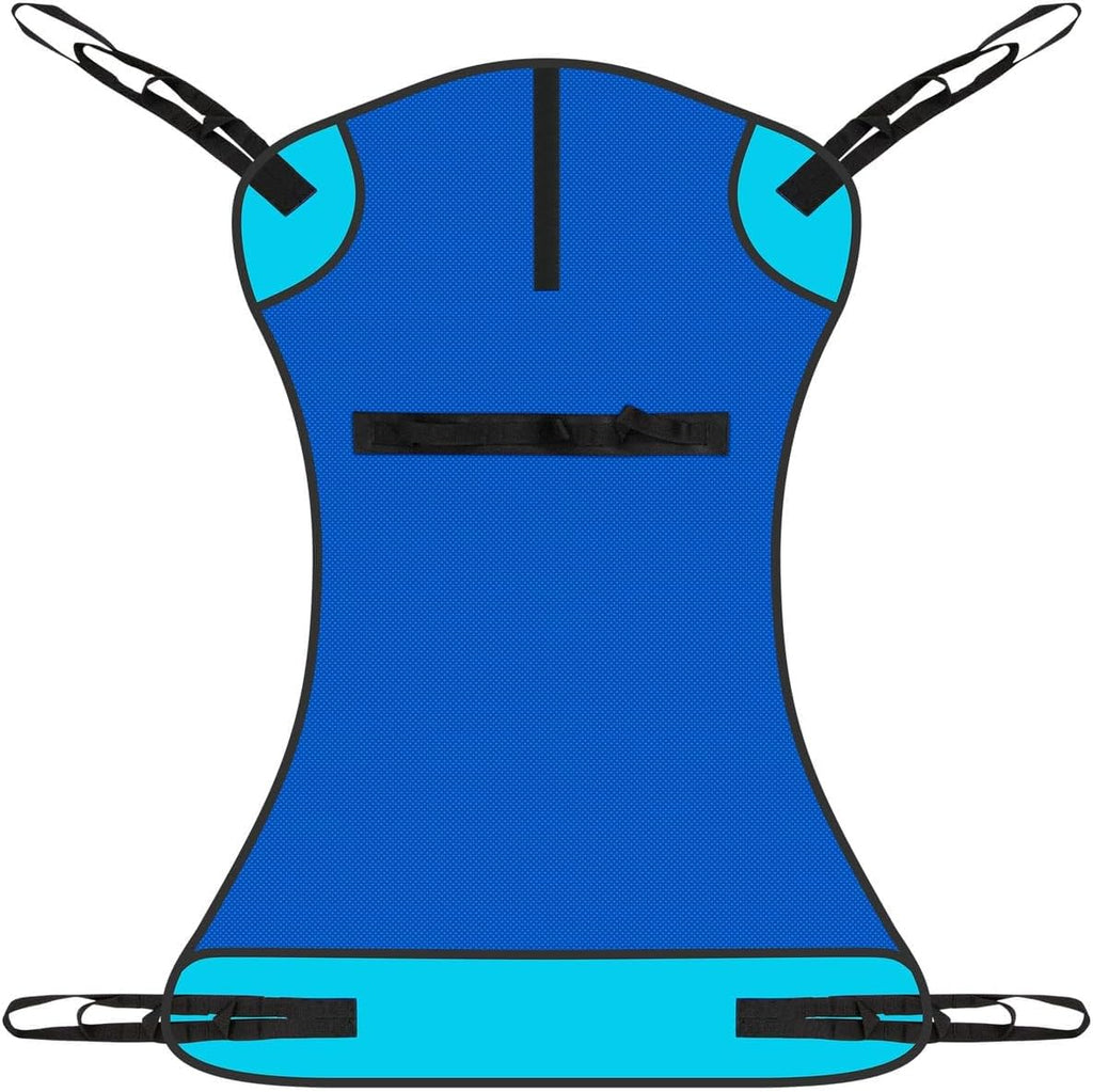 Patient Lift Sling - Full Body Mesh Sling for Showering & Home Use - Transfer Sling for Elderly & Disabled - Patient Transfer Blanket & Lift Pad Assist Device for Bed Positioning & Lifting