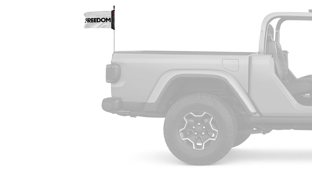 Freedom 12"x18" Forever Wave Flag for Jeep Wrangler LJ 2003-2006