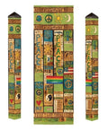 Peace And Harmony Peace Pole Tolerance Painted Art 5 Feet Tall