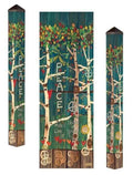 Peace Tree Painted Peace Art Pole 5 Feet Tall Share It
