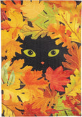 Peekaboo Cat 2 Sided Garden Flag