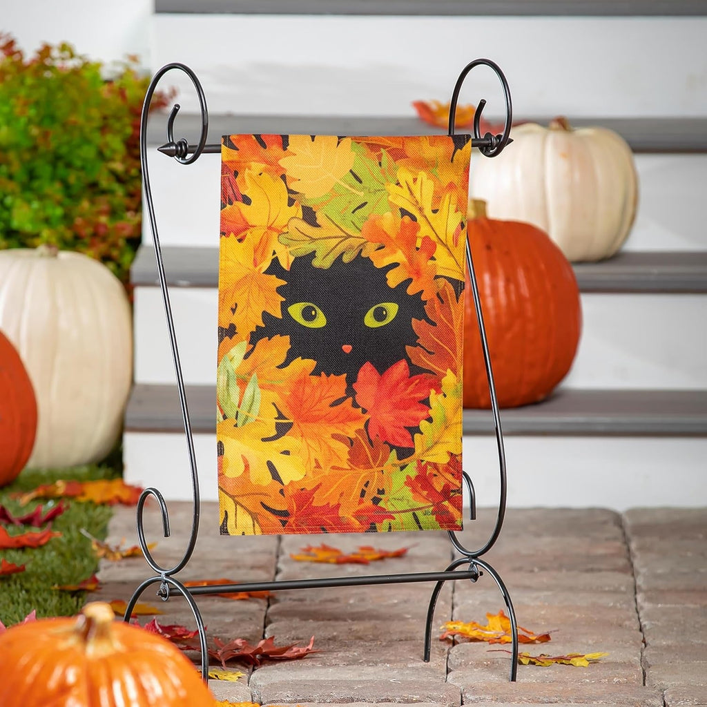 Peekaboo Cat 2 Sided Garden Flag