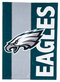 Philadelphia Eagles Garden Flag 2 Sided Applique Logo