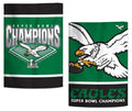Philadelphia Eagles Retro Super Bowl Champions Garden Flag 2 Sided