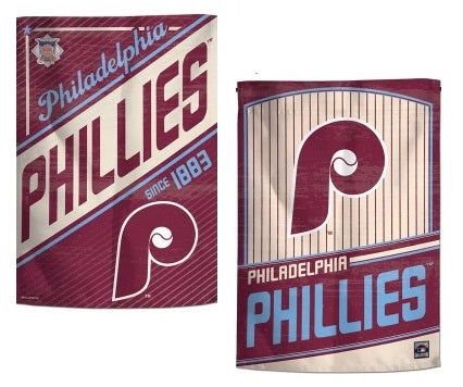 Philadelphia Phillies Garden Flag 2 Sided Vintage