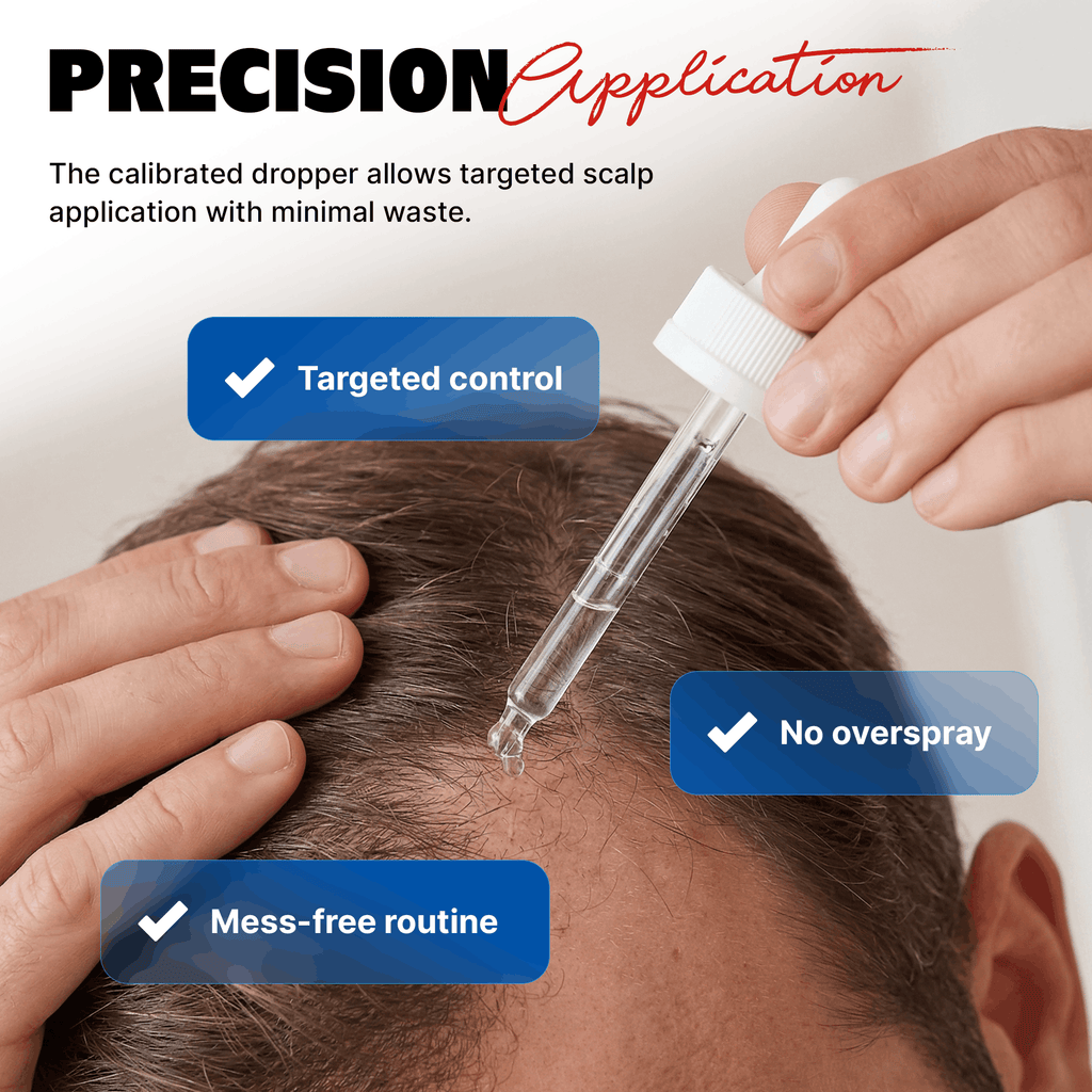 Kirkland 5% Minoxidil Liquid Extra Strength Hair Regrowth Treatment with Comb, 5% Topical Solution, 6 Months Supply