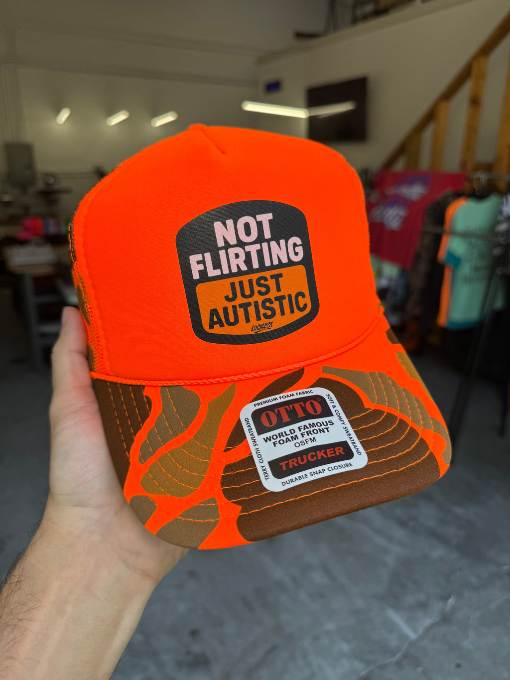 Not Flirting Just Autistic | Trucker Hat